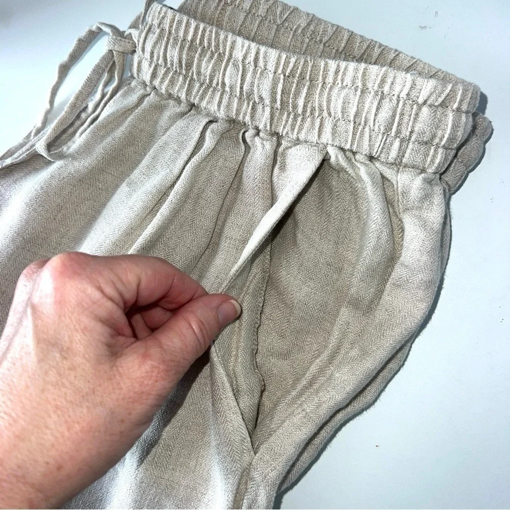 J. Crew Woman's Sz‎ 0 Linen Drawstring Pants